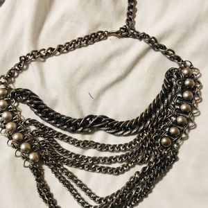 Silver Necklace or Choker